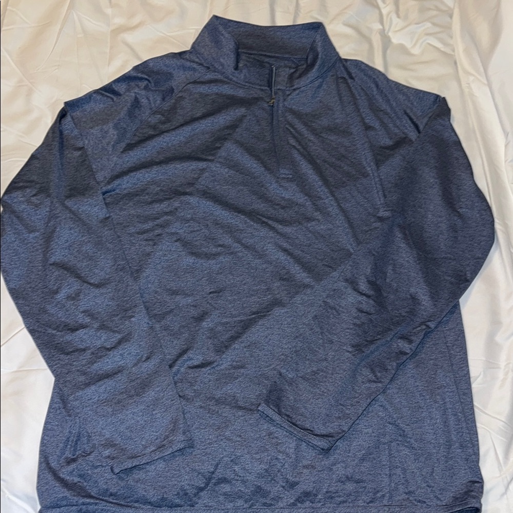 Peter Millar Blue 1/4 Zip Pullover